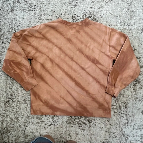 Billabong Crewneck Sweatshirt Long Sleeves Orange Tie Dye Size large - Picture 7 of 7